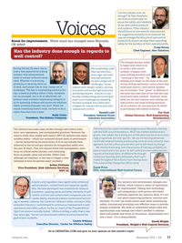 Offshore Engineer Magazine, page 9,  Sep 2014