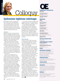 Offshore Engineer Magazine, page 10,  Sep 2014