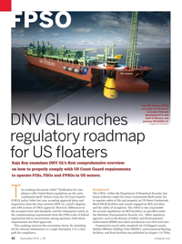 Offshore Engineer Magazine, page 40,  Sep 2014