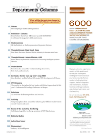 Offshore Engineer Magazine, page 9,  May 2015