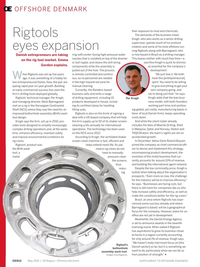 Offshore Engineer Magazine, page 130,  May 2015