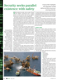 Offshore Engineer Magazine, page 142,  May 2015