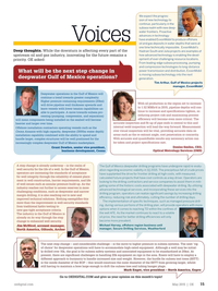 Offshore Engineer Magazine, page 13,  May 2015