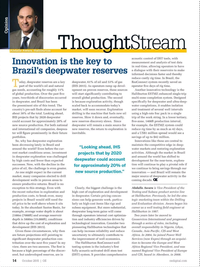 Offshore Engineer Magazine, page 12,  Oct 2015