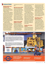 Offshore Engineer Magazine, page 15,  Nov 2015