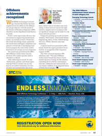 Offshore Engineer Magazine, page 61,  Apr 2016