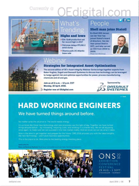 Offshore Engineer Magazine, page 5,  Apr 2016