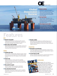 Offshore Engineer Magazine, page 1,  May 2016