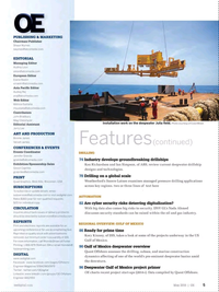 Offshore Engineer Magazine, page 3,  May 2016