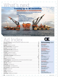 Offshore Engineer Magazine, page 64,  Nov 2016