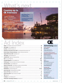 Offshore Engineer Magazine, page 64,  Jan 2017