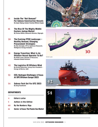 Offshore Engineer Magazine, page 3,  May 2023
