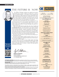 Offshore Engineer Magazine, page 4,  May 2023