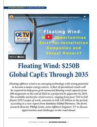 Offshore Engineer Magazine, page 16,  Sep 2023