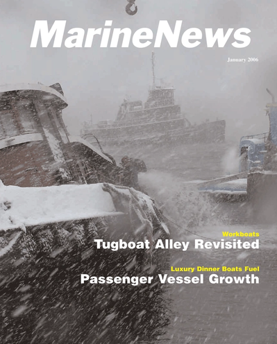 Cover of January 2, 2006 issue of Marine News Magazine