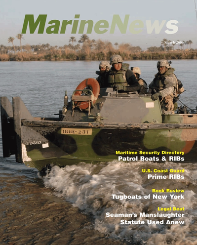 Cover of March 2006 issue of Marine News Magazine