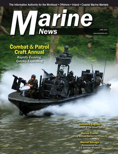 Cover of June 2019 issue of Marine News Magazine