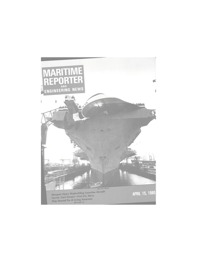 Cover of April 1980 issue of Maritime Reporter and Engineering News Magazine