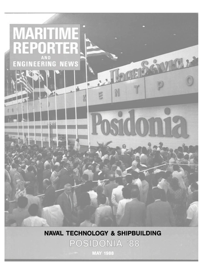 Cover of May 1998 issue of Maritime Reporter and Engineering News Magazine