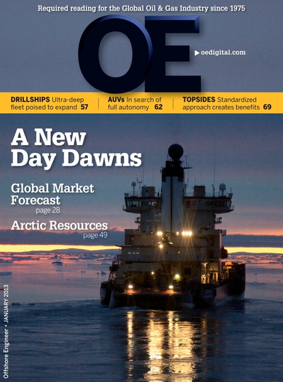 Cover of Jan/Feb 2013 issue of Offshore Engineer Magazine