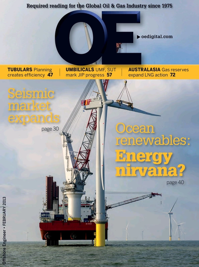 Cover of Feb/Mar 2013 issue of Offshore Engineer Magazine