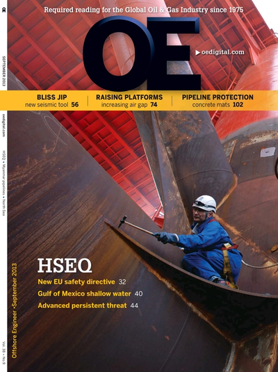 Cover of Sep/Oct 2013 issue of Offshore Engineer Magazine