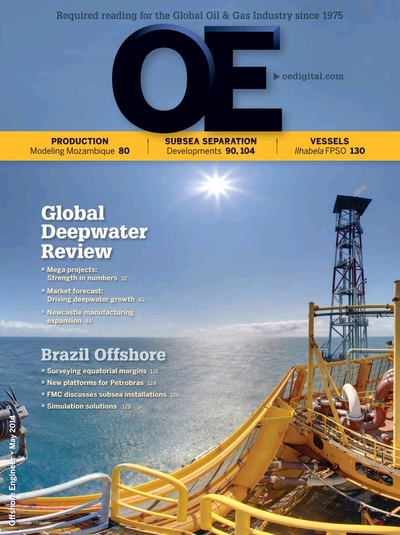 Cover of May/Jun 2014 issue of Offshore Engineer Magazine