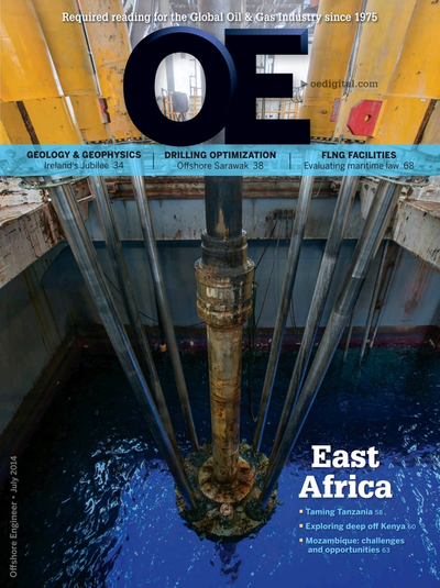 Cover of Jul/Aug 2014 issue of Offshore Engineer Magazine