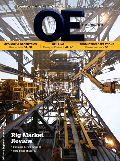 Cover of Feb/Mar 2015 issue of Offshore Engineer Magazine