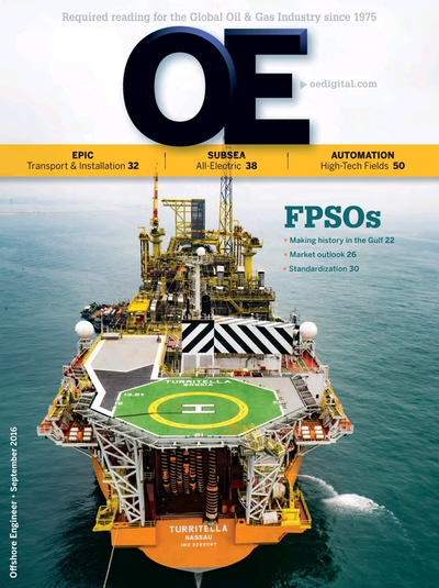 Cover of Sep/Oct 2016 issue of Offshore Engineer Magazine
