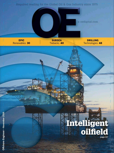 Cover of Nov/Dec 2016 issue of Offshore Engineer Magazine