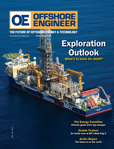 Cover of Nov/Dec 2019 issue of Offshore Engineer Magazine
