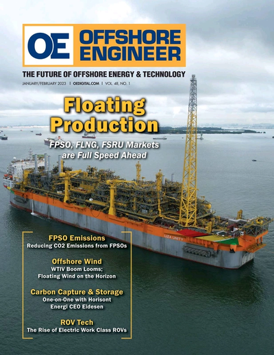 Cover of Jan/Feb 2023 issue of Offshore Engineer Magazine