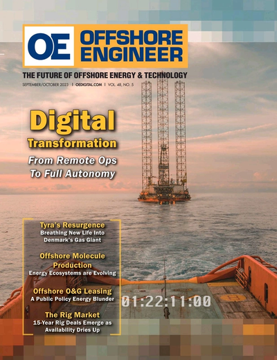 Cover of Sep/Oct 2023 issue of Offshore Engineer Magazine