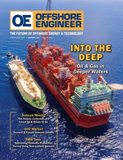 Cover of Mar/Apr 2024 issue of Offshore Engineer Magazine