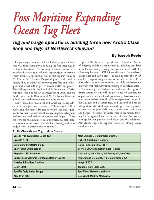 Marine News Magazine, page 44,  Mar 2013