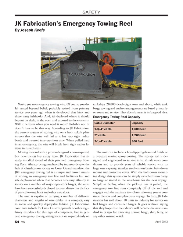 Marine News Magazine, page 54,  Apr 2013