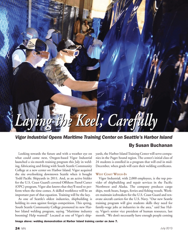 Marine News Magazine, page 24,  Jul 2013