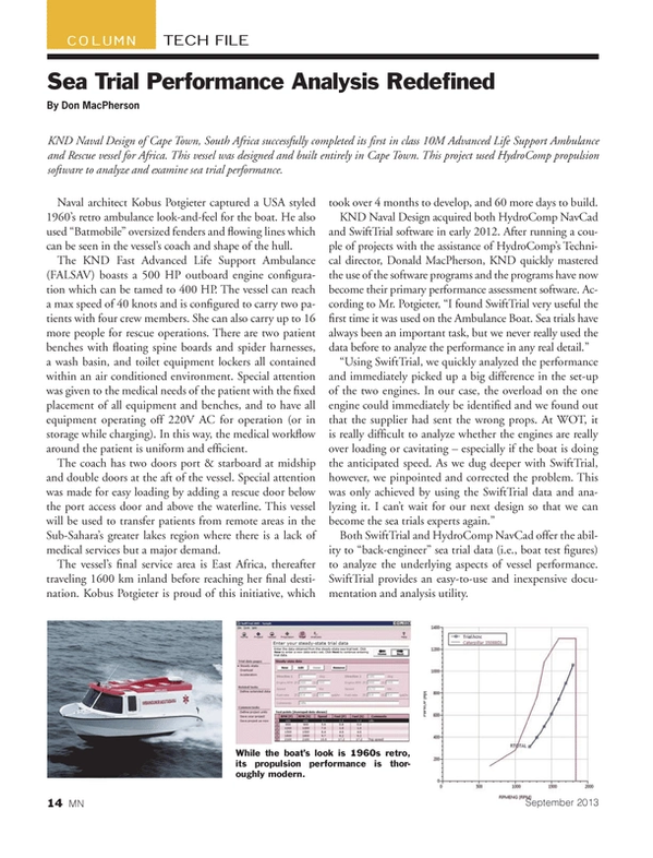 Marine News Magazine, page 14,  Sep 2013