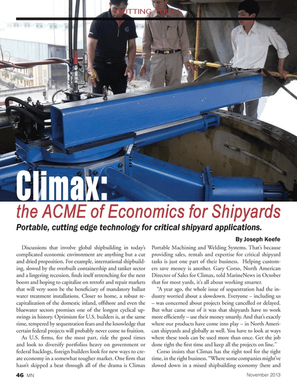 Marine News Magazine, page 46,  Nov 2013