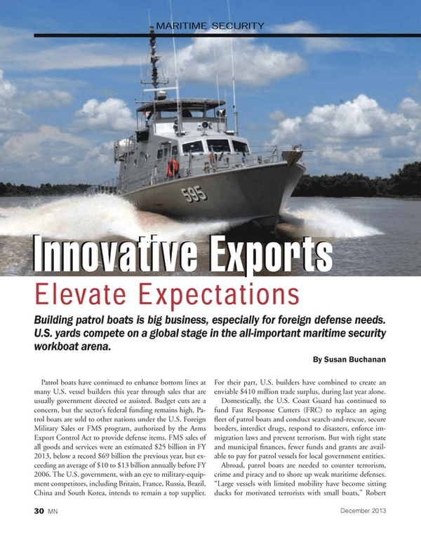 Marine News Magazine, page 30,  Dec 2013