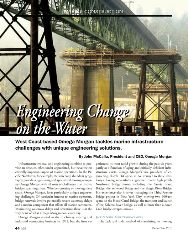 Marine News Magazine, page 44,  Dec 2013