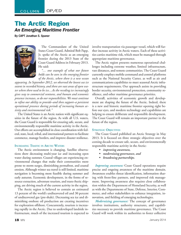 Marine News Magazine, page 18,  Jan 2014