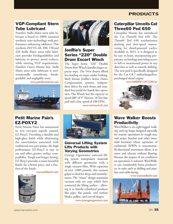 Marine News Magazine, page 55,  Jan 2014