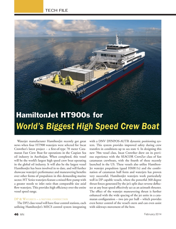 Marine News Magazine, page 46,  Feb 2014