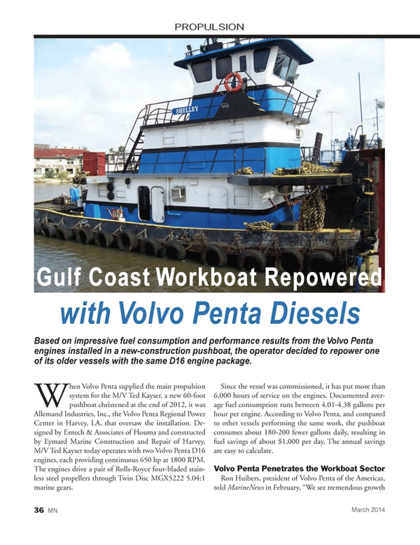 Marine News Magazine, page 36,  Mar 2014