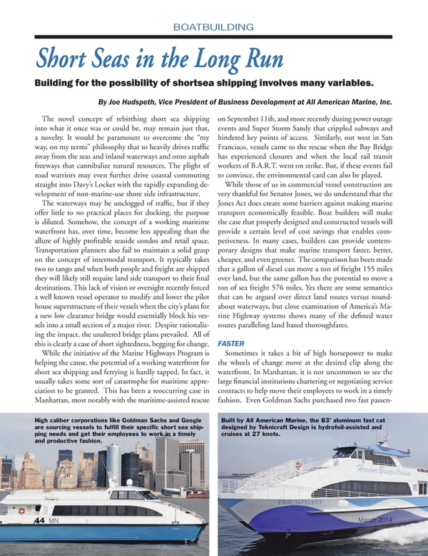 Marine News Magazine, page 44,  Mar 2014