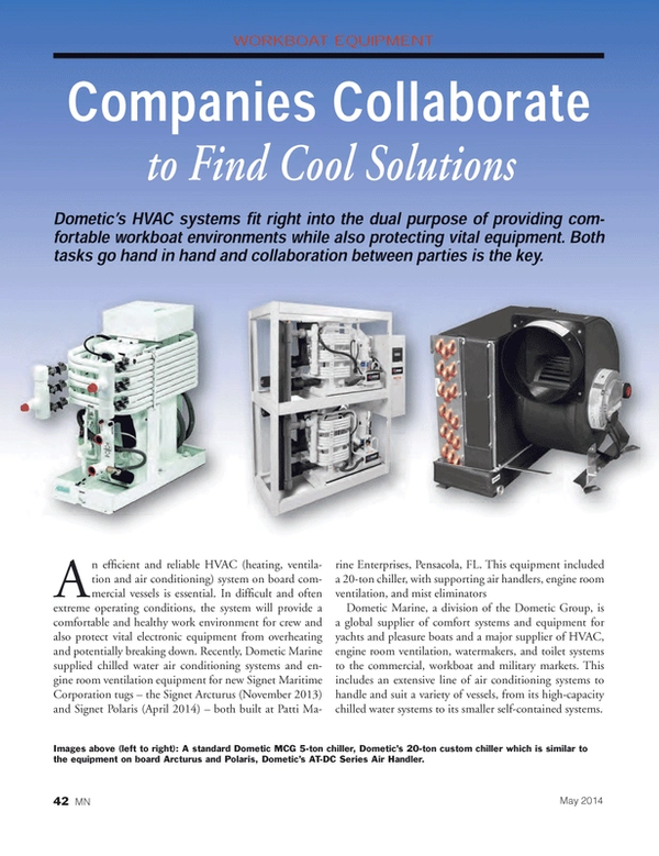 Marine News Magazine, page 42,  May 2014