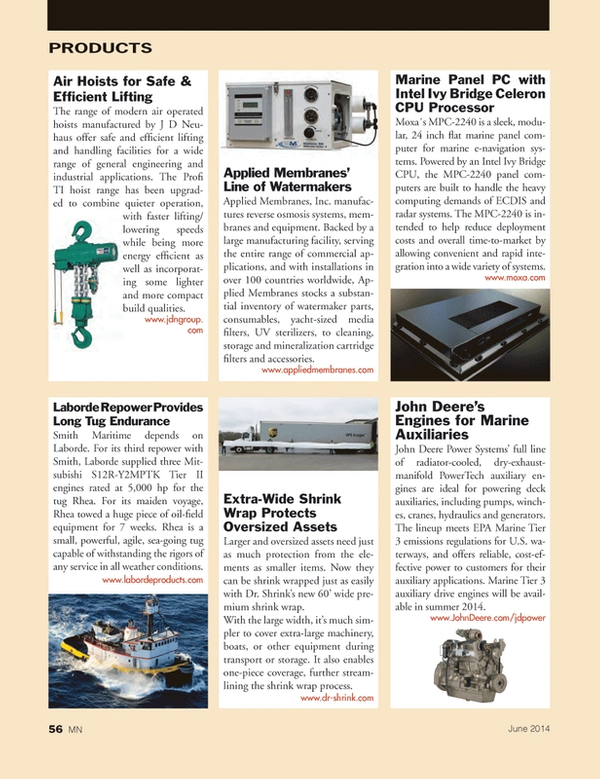 Marine News Magazine, page 56,  Jun 2014