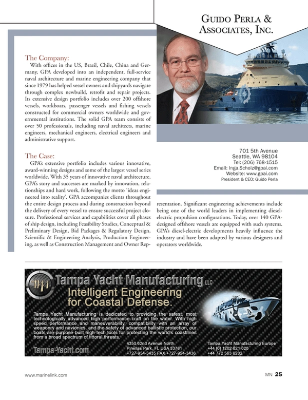 Marine News Magazine, page 25,  Aug 2014